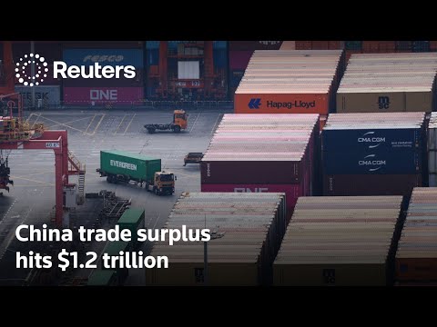 YouTube video thumbnail: China's 2025 Trade Surplus Hits Record $1.2 Trillion