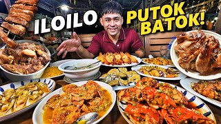 Ilonggo Putok Batok Food Tour! Giant Seafood, Lechon Manok, Pata, Liempo!