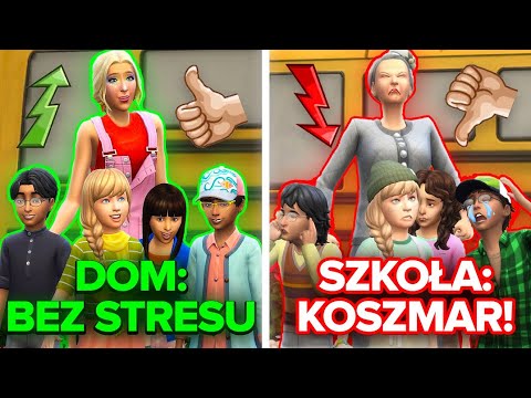EKSPERYMENT SIMOWY: NAUKA W SZKOLE VS W DOMU!
