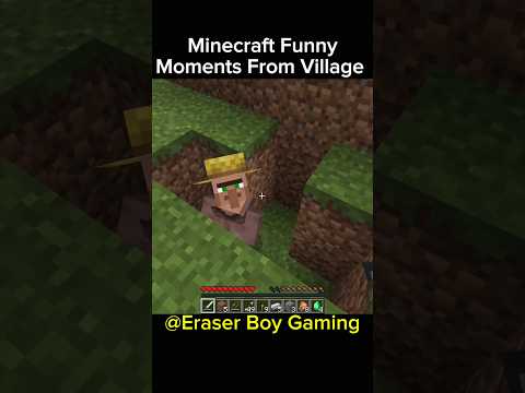Minecraft Funny Moments From Village #indiangamer #hindigameplay #minecraftfunny #funny