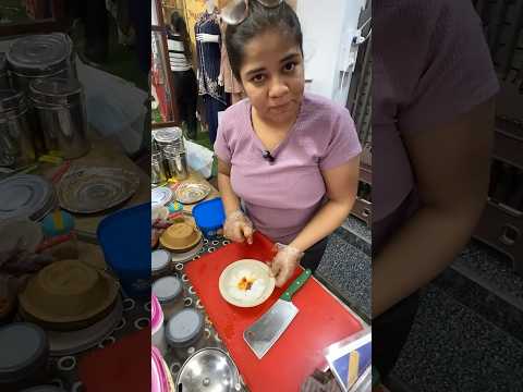 Cute girl selling white laphing for 70 rupees only 😨 #food #foodie #explore #laphing