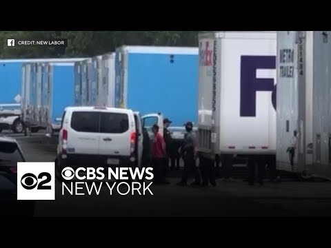 YouTube video thumbnail: Edison, New Jersey, Warehouses Raided by Federal Agents