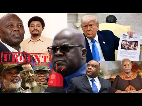 FATSHI SURPREND🚨KAMERHE ET ORDONNE. JP BEMBA PARALYSE LE COMPLOT, DONALD TRUMP MENACE KAGAME DANS...
