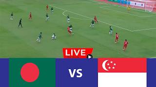 🔴Bangladesh vs Singapore LIVE - Asian Cup Qualification | বাংলাদেশ বনাম সিঙ্গাপুর | PES 21Simulation