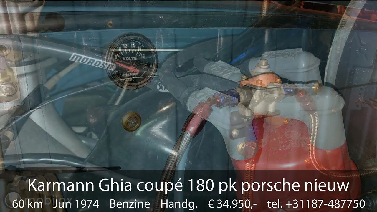 Aperçu vidéo du Volkswagen Karmann Ghia 1600 (1974)