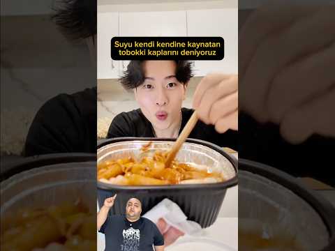 KENDİ KENDİNE ISINAN KAPTA KORE YEMEĞİ! *reklam #shorts #korean #food