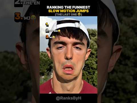 Ranking the Funniest Slow Motion Jumps๐ญ๐ (part 6) #ranking #funnyvideo