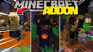 NOVO ADDON/MOD DE TERROR PARA MINECRAFT PE 1.21! (MINECRAFT BEDROCK)