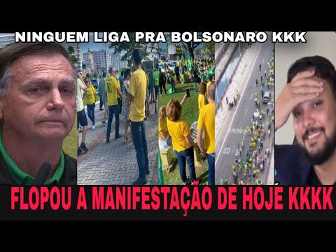 VEXAME! MANIFESTAÇÃO Bolsonarista FRACASSA AGORA no BRASIL, Gados ignoram e FLOP TOTAL CONTECE
