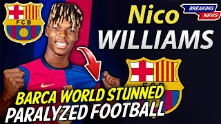 🚨BARCELONA SHOCKER! 😳 NICO WILLIAMS AGREES DEAL – JOAN LAPORTA CONFIRMS!