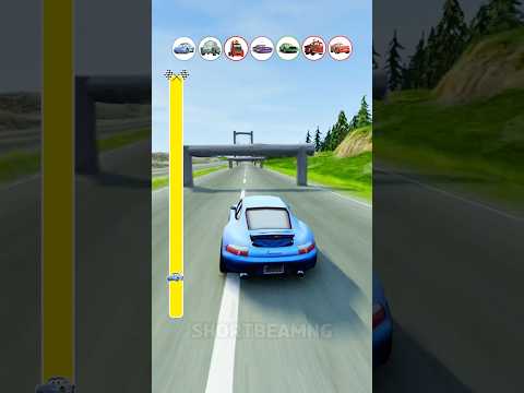 Log Traps VS Pixar Cars 🪵🥶 #beamngdrive
