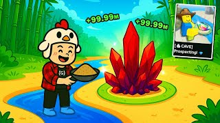 Game "Đãi Cát Tìm Vàng" Cực Chill Trong Roblox! - Prospecting! 💎