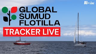 Global Sumud Flotilla Tracker LIVE #gaza #freepalestine #globalsumudflotilla #sumud #tracker