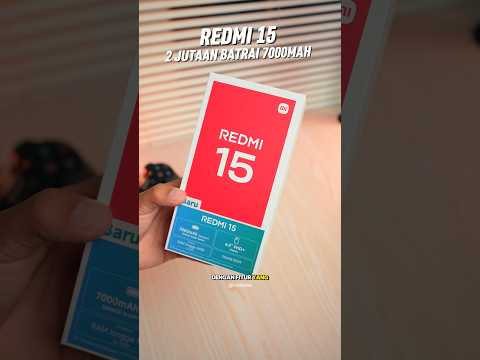 Redmi 15, 2 jutaan Baterai 7000 mAH  🤯 #redmi15 #xiaomi