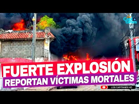 VIDEO fuerte EXPLOSIÓN en establecimiento comercial en San Cristóbal