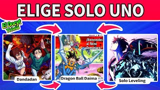 ELIGE SOLO UNO? Dandadan - Solo Leveling - Dragón ball Daima - black Clover - Kimetsu no yaiba quiz