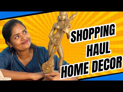 My Home Decor Haul Collection🤩| Antique Statue❤️ #sowbaraniyaramesh