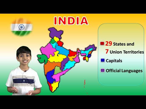 States of INDIA How to Learn | States & Union Territories | Capitals & Languages | Geography