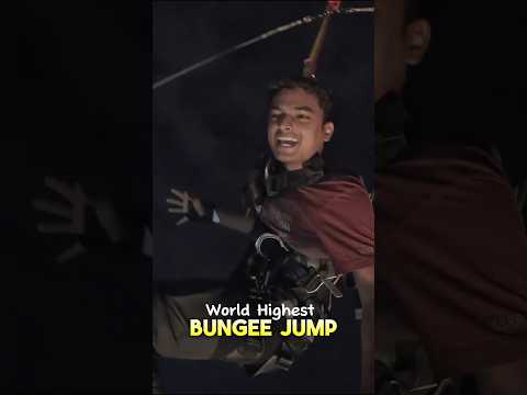 World highest bungee jump #shorts #drbroshorts #drbro #kannada #bangeejump