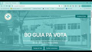 Compas di Vota: Instructions (Stemwijzer)