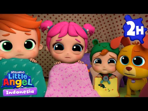 Bayi Kecil Imut Takut Dengan Monster Besar | Little Angel Indonesia | Kartun dan Lagu Anak Favorit