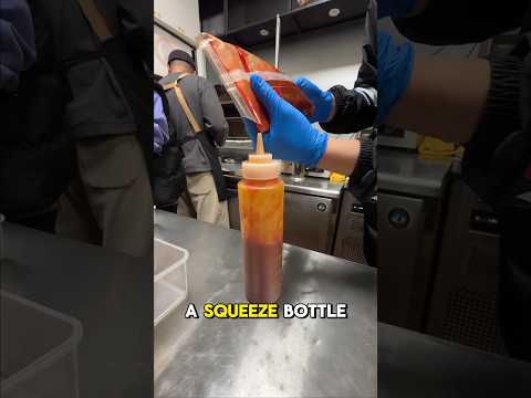Epic Kitchen Chaos: Waiters vs. the Squeeze Bottle#shorts