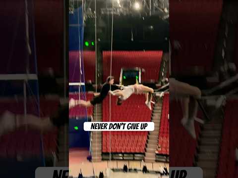He did it 😰 #extremesports #circus #acrobatics ##extreme #gym #trampoline #motivation