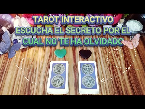 ✨️Escucha👂🏼Te Revelan El Secreto por El cual no Te Ha Olvidado😔💭AlmasGemelas/Ex🔥 #tarot Interactivo 