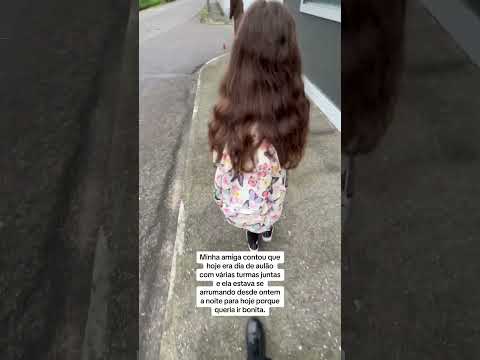 Levando a filha da minha amiga para escola