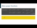 Power Functions and Exponents Concepts