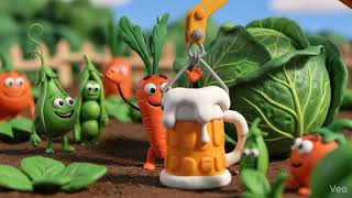 Funny & Cute: Vegetables Celebrating Life 🎶🥦
