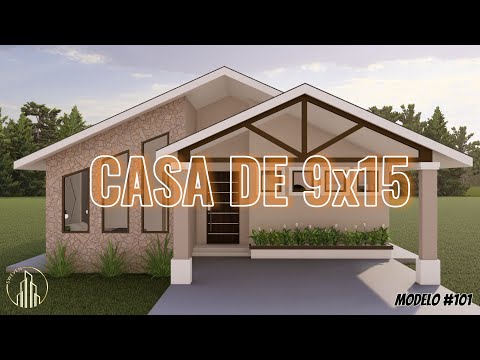 🏠Casa de 9x15m 😍