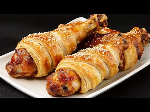 🍗🥐 Haben Sie Blätterteig und Hähnchenkeulen zu Hause? Alle sind verrückt nach diesem Rezept