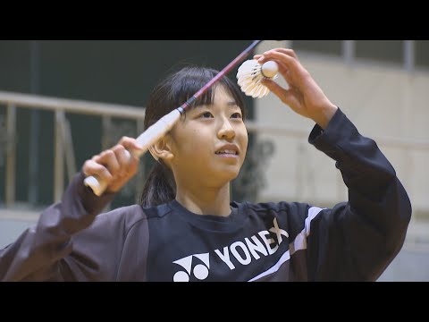 バドミントン全国ベスト8の小学6年生 2人の姉を見本に成長中 香川【こどもミライパーク】