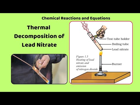 Thermal Decomposition of Lead Nitrate