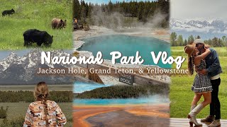 NATIONAL PARK VLOG | Yellowstone, Grand Teton, & Jackson Hole! 🐻