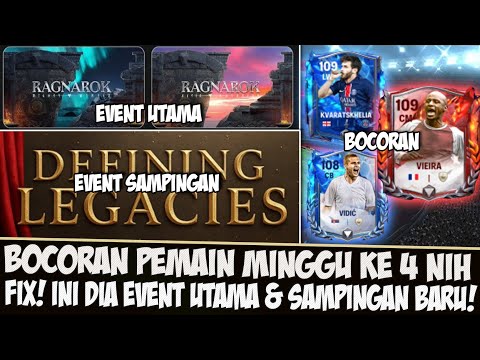 BOCORAN EVENT BARU RAGNAROK & DEFINING LEGACIES | PEMAIN  MINGGU KE 4 EVENT AQUA INFERNO FC MOBILE