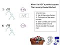 Simplifying Square Roots Challenge
