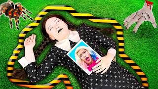 Who Murdered the Wednesday Addams? Giant Game of Clue By Crafty Hacks