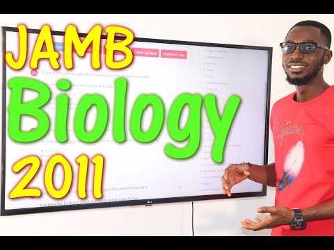 JAMB CBT Biology 2011 Past Questions 1 - 16