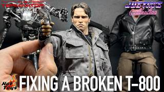 Fixing Hot Toys Terminator Tech Noir T-800 by Destroying Another!