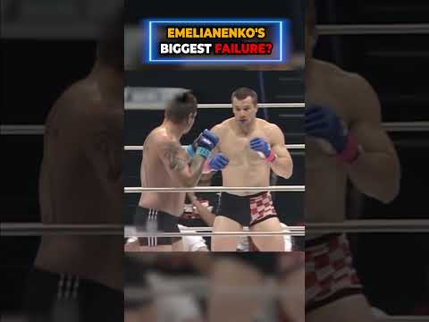 Emelianenko's Biggest Failure?😳😳😳