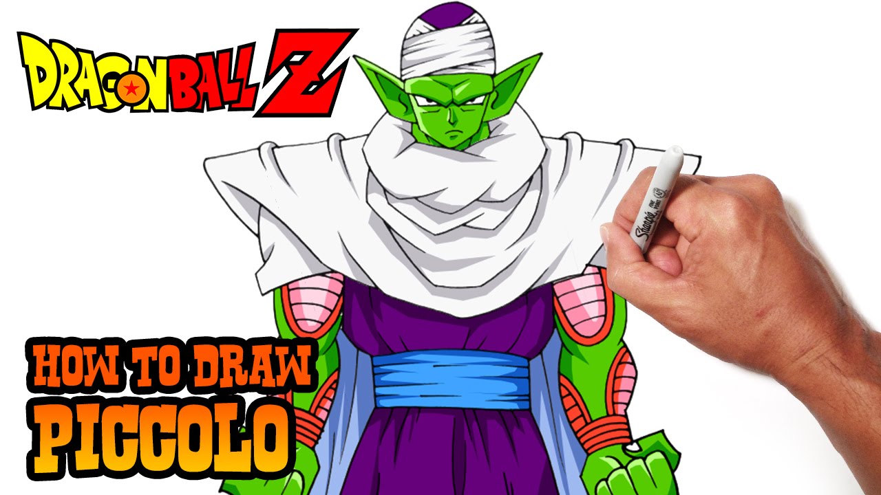How to Draw Piccolo - Dragon Ball Z