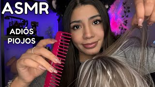 ASMR ESPAÑOL / Te SACO tus PIOJITOS y LIENDRES (REALISTA) + MASAJEO TU CUERO CABELLUDO