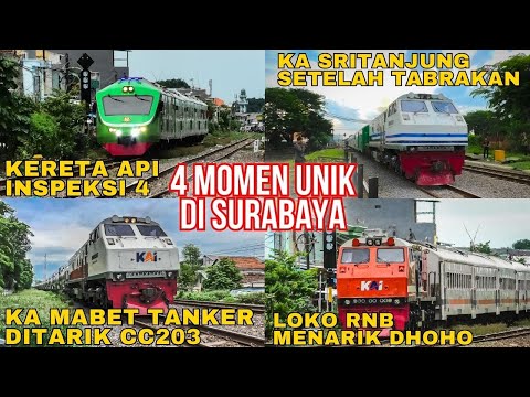 AKIBAT TABRAKAN KA SRITANJUNG DAN MELINTASNYA KERETA INSPEKSI 4