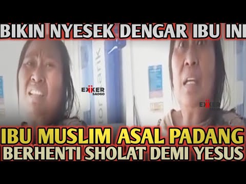 AMAZING..IBU MUSLIM ASAL PADANG PERCAYA YESUS..KELUARGA LANGSUNG MURKA🔴