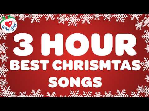 Top 3 Hour Christmas Songs and Carols Playlist🎄🎅 Best Christmas Songs with Lyrics