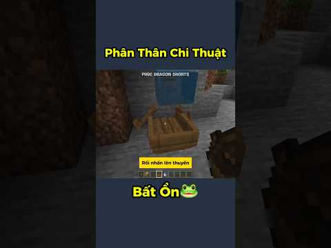 Cách Phân Thân Trong Minecraft Tập 35 #minecraft #troll #shorts