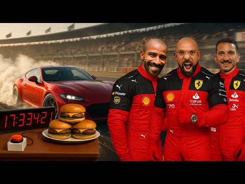 تحدي الاكل في سيارة دريفت 🚗 Eating while Drifting