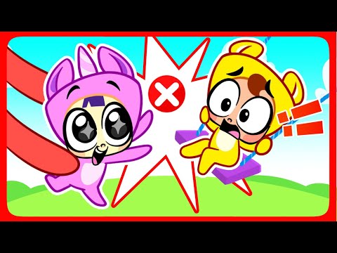 Ouch! Playground Safety Song 🛝 Safety Rules In The Playground for Kids